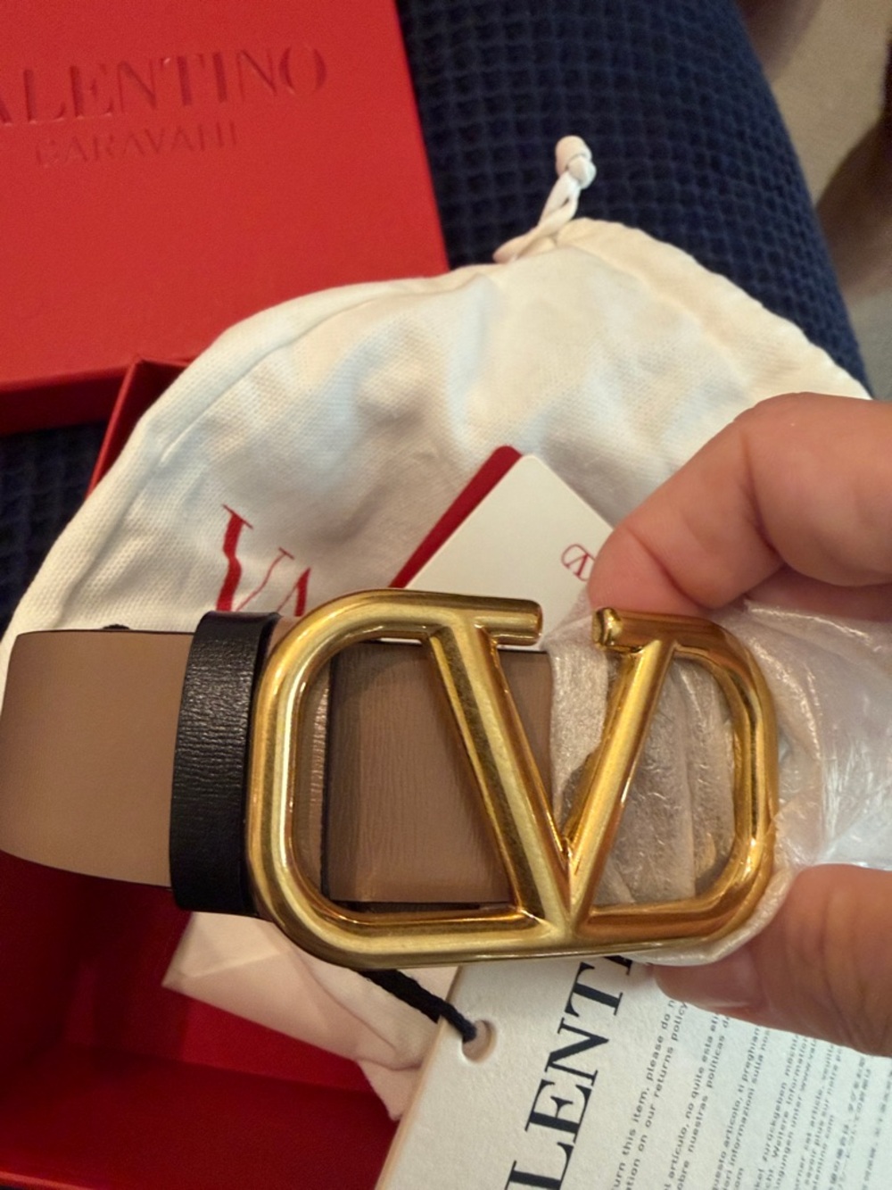 Valentino Garavani reversible belt